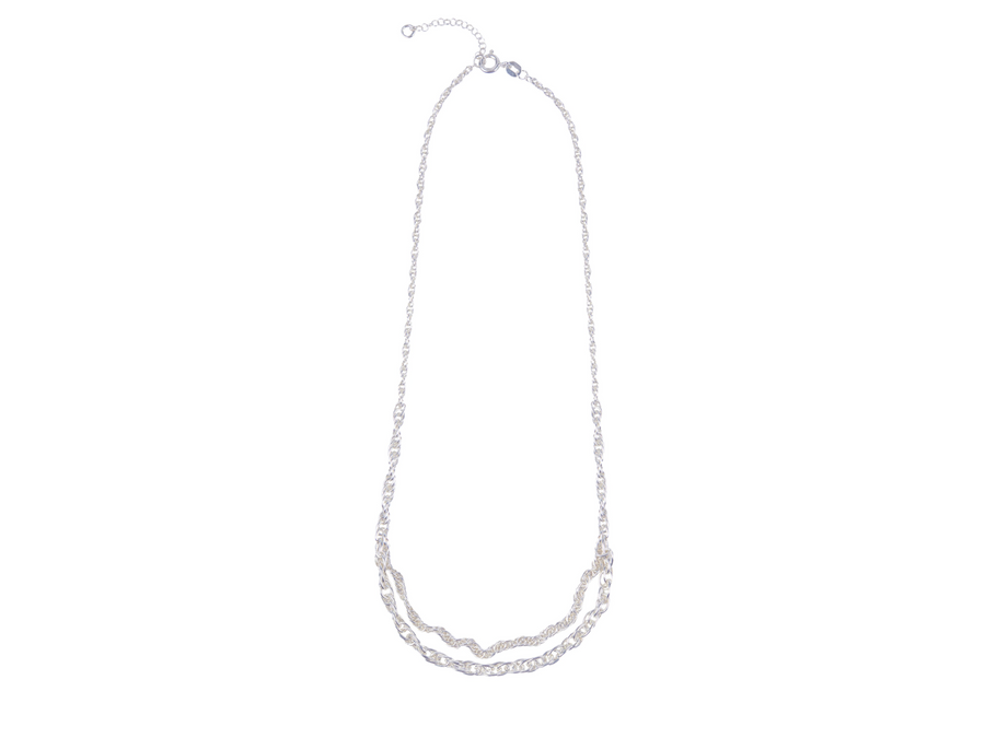 Silver Cord Necklace