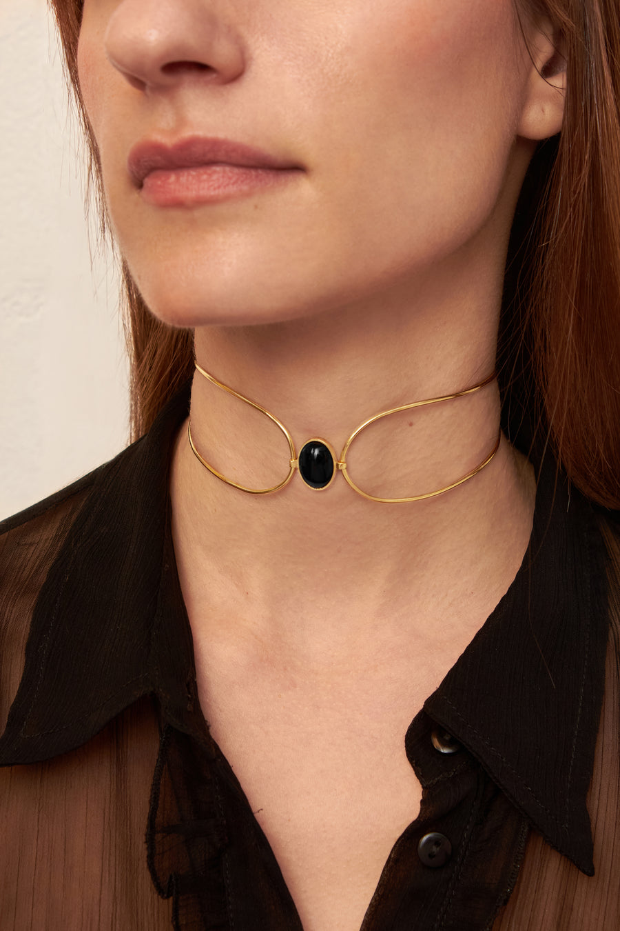 Choker Victoria Ónix