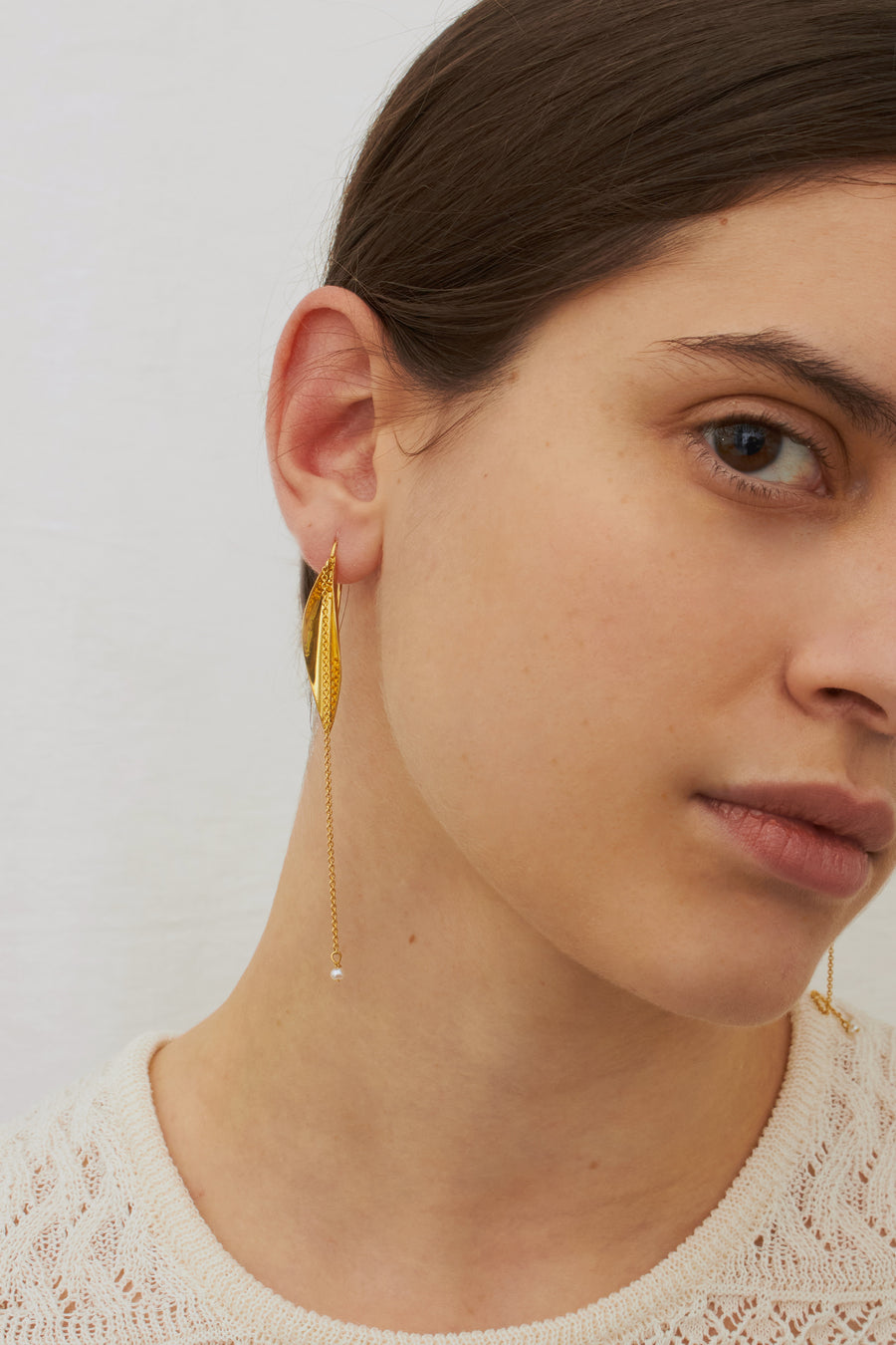 Golden Ria Earrings Set