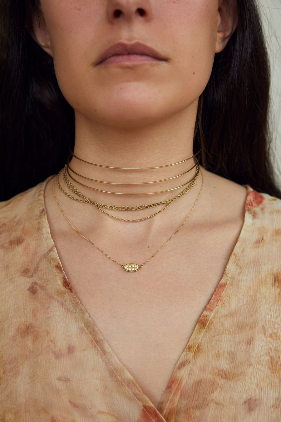 Silver Cord Choker