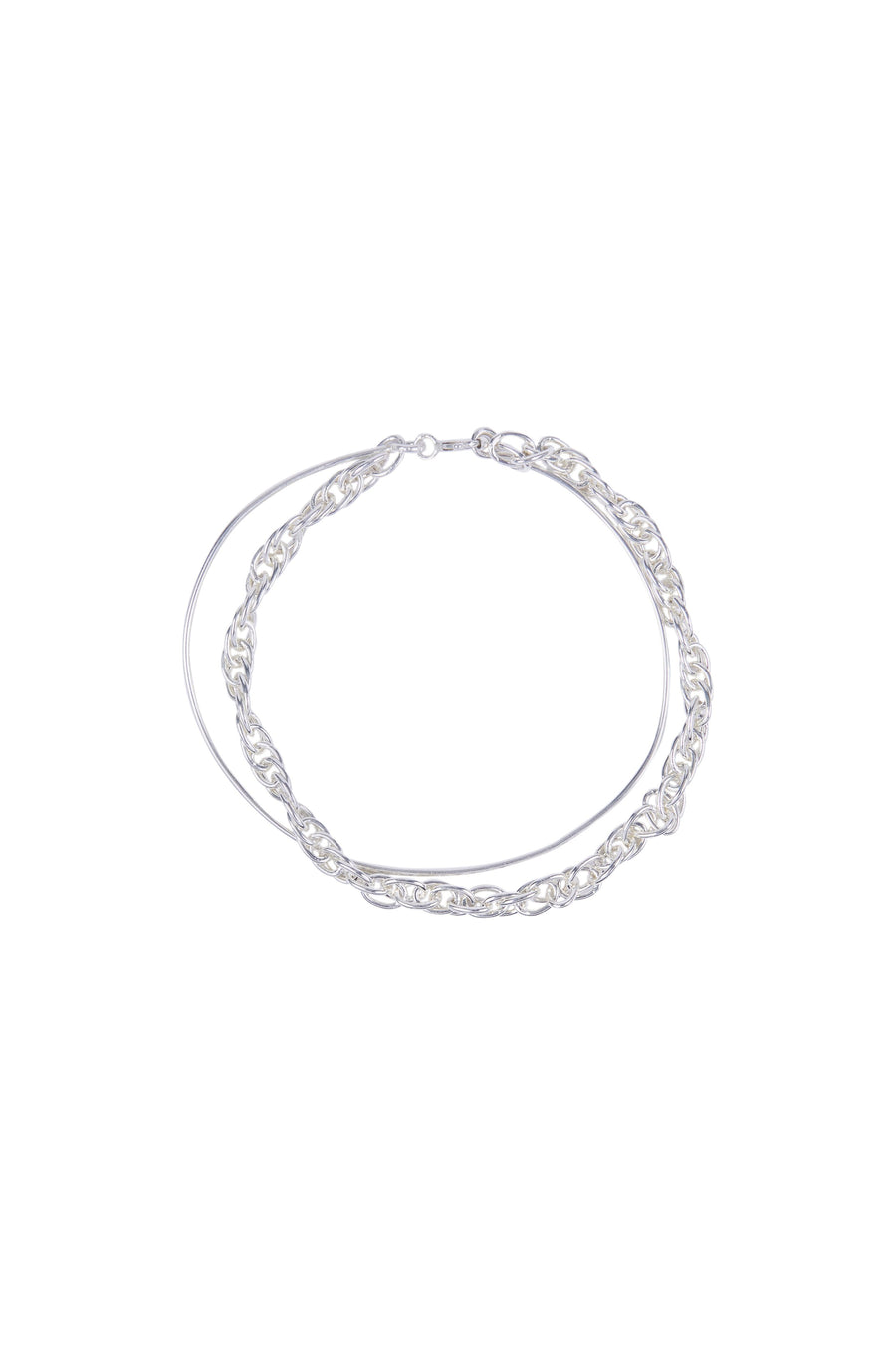 Silver Cord Bracelet