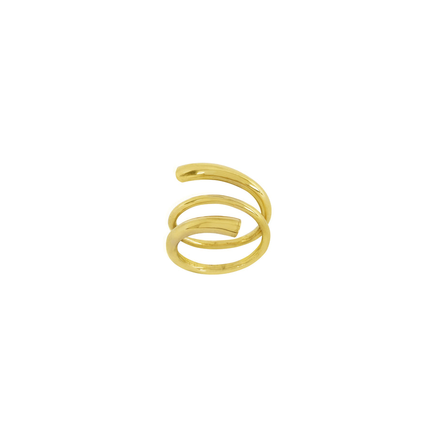 Triple Golden Icon Ring